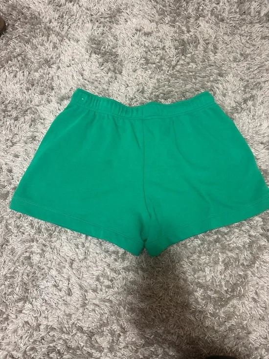 Nike Women's Green Drawstring Athletic Shorts - Picture 3 of 5